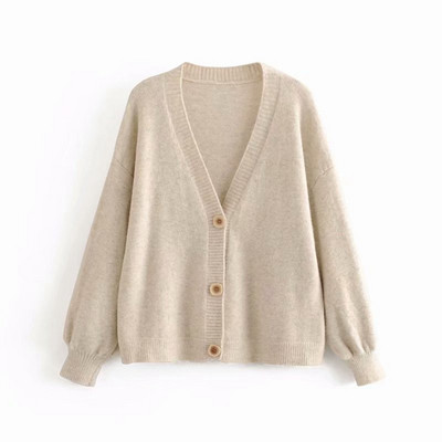 Cardigan dama cu nasturi - model larg