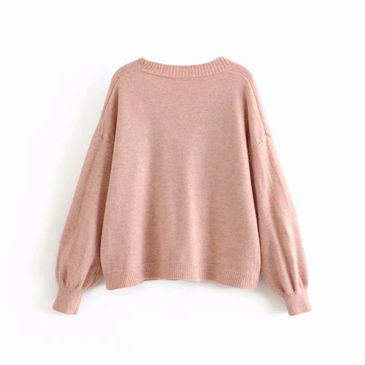 Cardigan dama cu nasturi - model larg