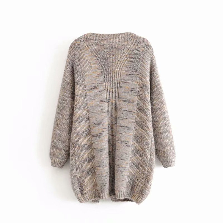 Hosszú, zsebes női kardigán