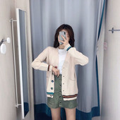 Cardigan de dama cu nasturi si buzunare in mai multe culori