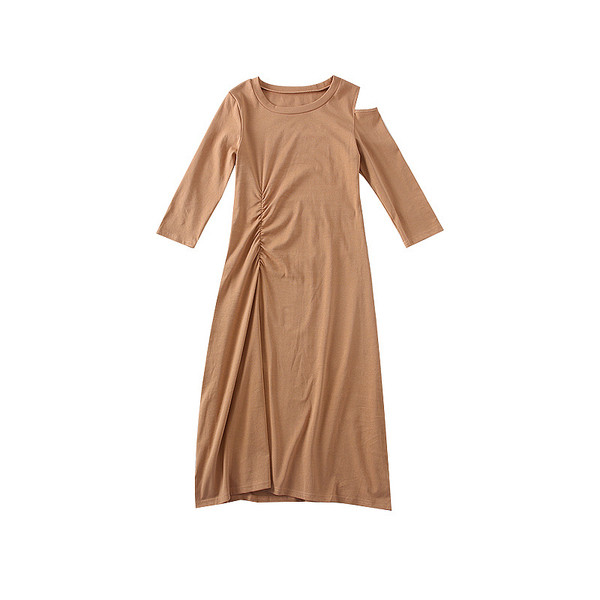 Rochie casual dama cu maneci 7/8 in mai multe culori