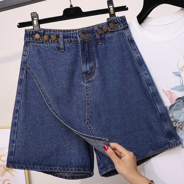 Szoknya - nadrág két színben, magas derékkal