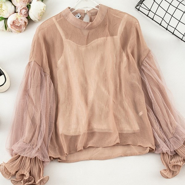 Új modell széles ujjú női blúz - többféle színben