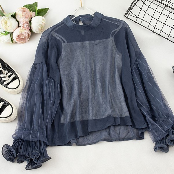 Új modell széles ujjú női blúz - többféle színben