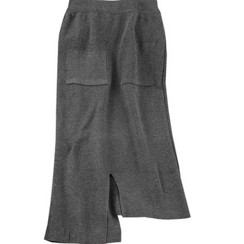 Fusta de dama asimetrica cu buzunare in mai multe culori