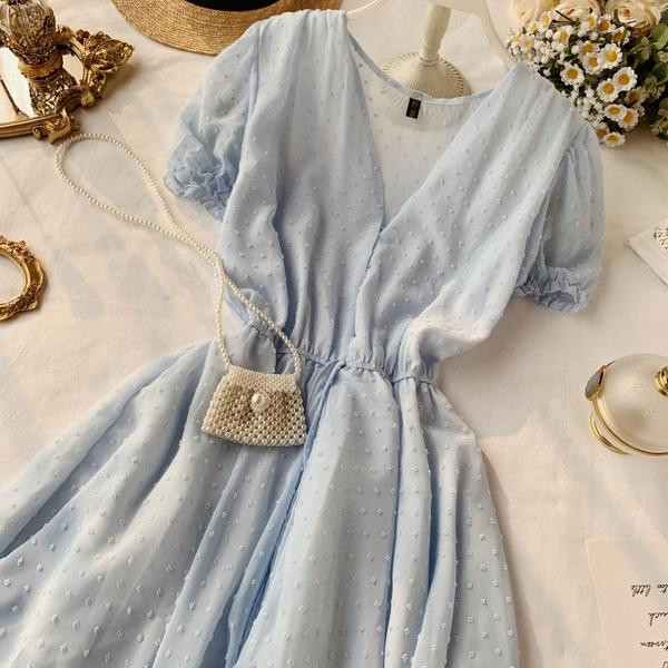 Salopetă casual de damă cu mâneci scurte în galben și albastru