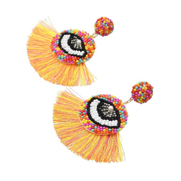 Stílusos női lógó fülbevaló három színben