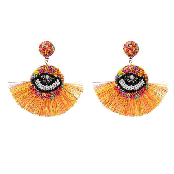 Stílusos női lógó fülbevaló három színben