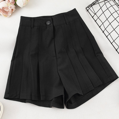 Pantaloni scurti de dama model nou cu talie inalta in mai multe culori