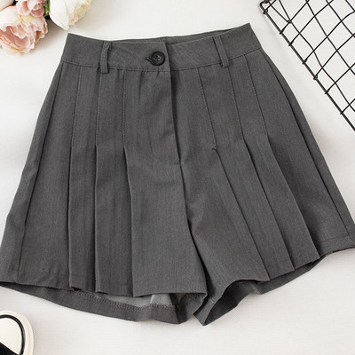 Pantaloni scurti de dama model nou cu talie inalta in mai multe culori