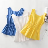 Maieu modern de damă cu decolteu O în patru culori