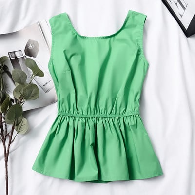 Maieu modern de damă cu decolteu O în patru culori