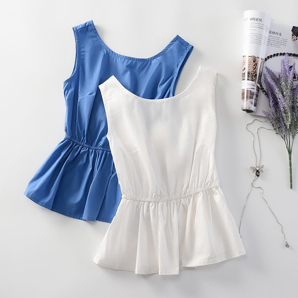 Maieu modern de damă cu decolteu O în patru culori