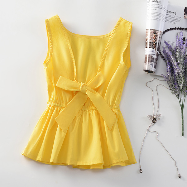 Maieu modern de damă cu decolteu O în patru culori