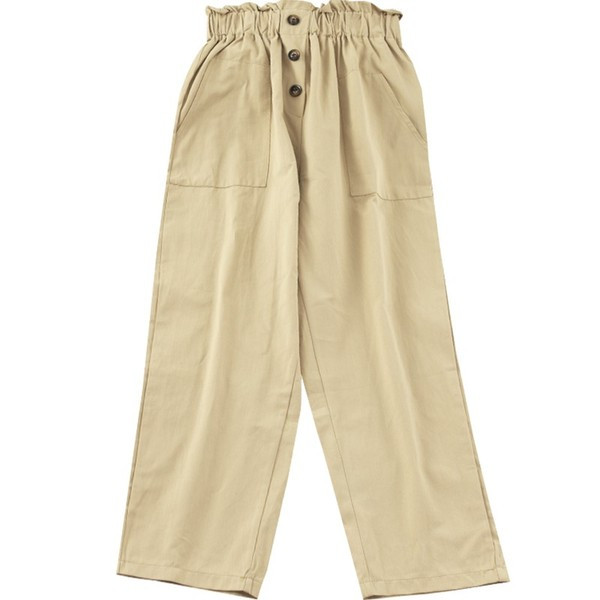 Pantaloni casual dama cu nasturi in mai multe culori