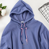 Modern női pulóver kapucnival több színben