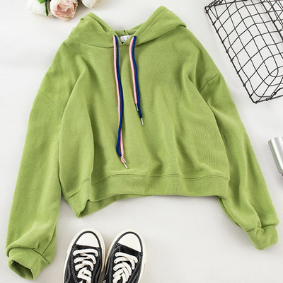 Modern női pulóver kapucnival több színben