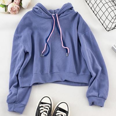 Modern női pulóver kapucnival több színben