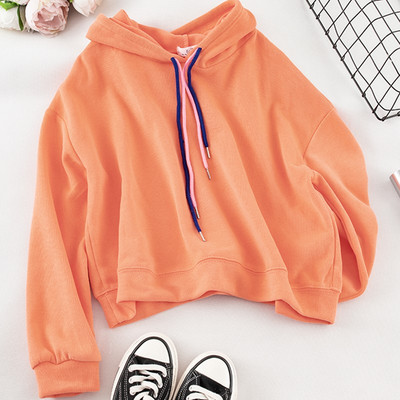 Modern női pulóver kapucnival több színben