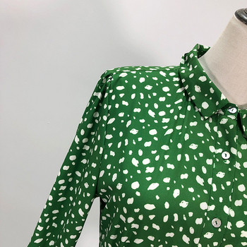 Rochie de dama lunga cu cravate in talie de culoare verde
