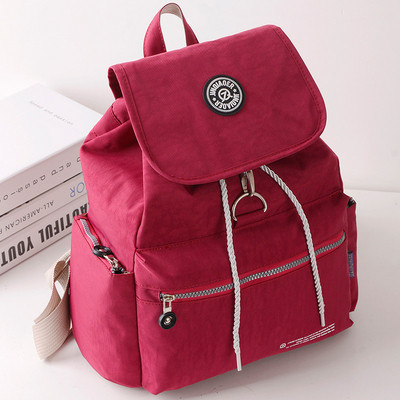 Rucsac casual dama cu fermoar si cravate in mai multe culori