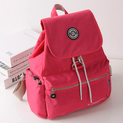 Rucsac casual dama cu fermoar si cravate in mai multe culori