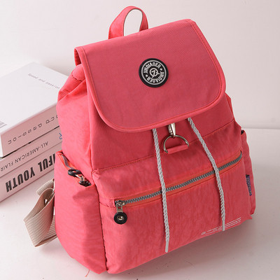 Rucsac casual dama cu fermoar si cravate in mai multe culori