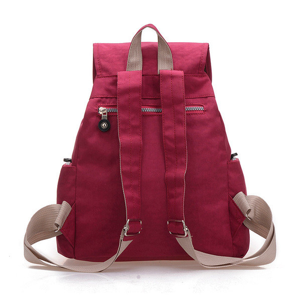 Rucsac casual dama cu fermoar si cravate in mai multe culori