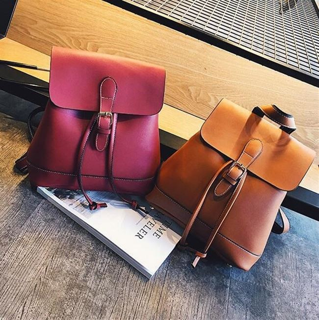 Rucsac modern de dama cu catarama in patru culori