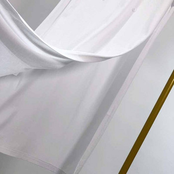 Rochie lungă de damă cu mâneci scurte de culoare albă