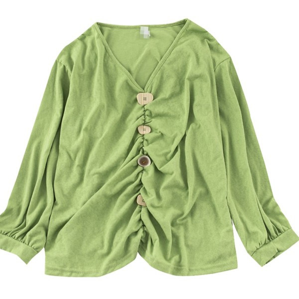Modern női blúz több színben, gombokkal