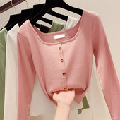 Bluza casual dama in patru culori cu nasturi