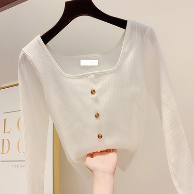 Bluza casual dama in patru culori cu nasturi