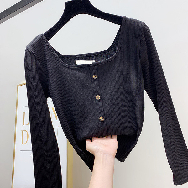 Bluza casual dama in patru culori cu nasturi