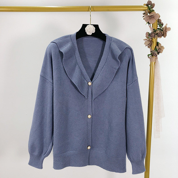 Vestă cu decolteu în V în patru culori