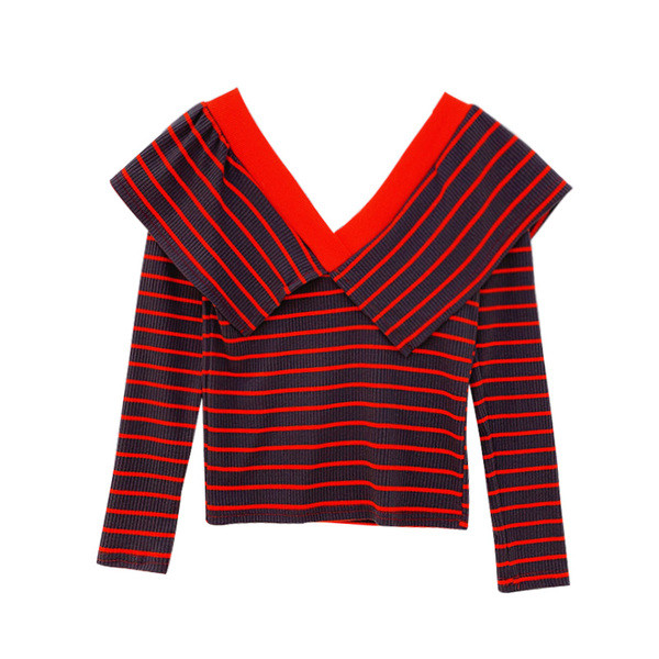 Bluză de damă actuală cu decolteu în V