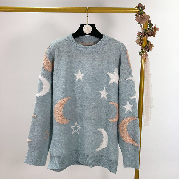 Pulover de dama in trei culori si aplicatie