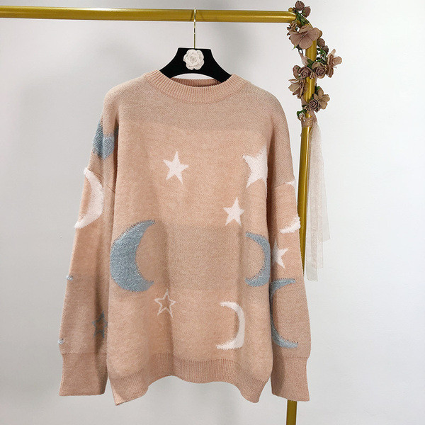 Pulover de dama in trei culori si aplicatie