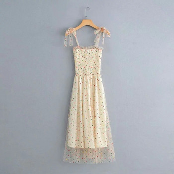 Rochie de dama cu tul de culoare alba