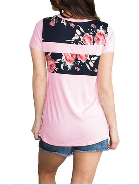 Alkalmi női póló O-nyakkal, többféle színben