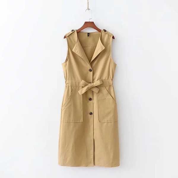 Rochie casual de dama cu buzunare si curea