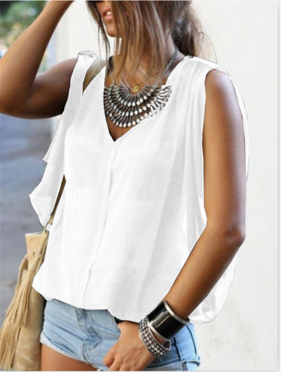 Maieu larg de damă modern, cu decolteu adânc în mai multe culori