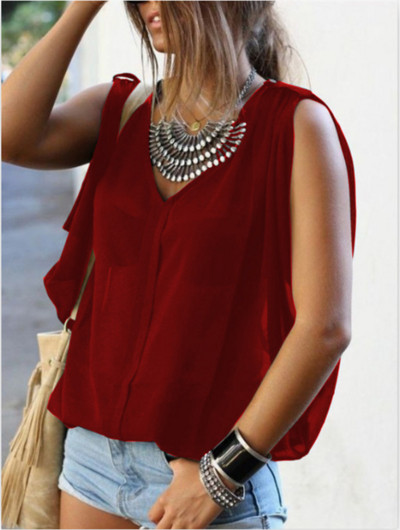 Maieu larg de damă modern, cu decolteu adânc în mai multe culori