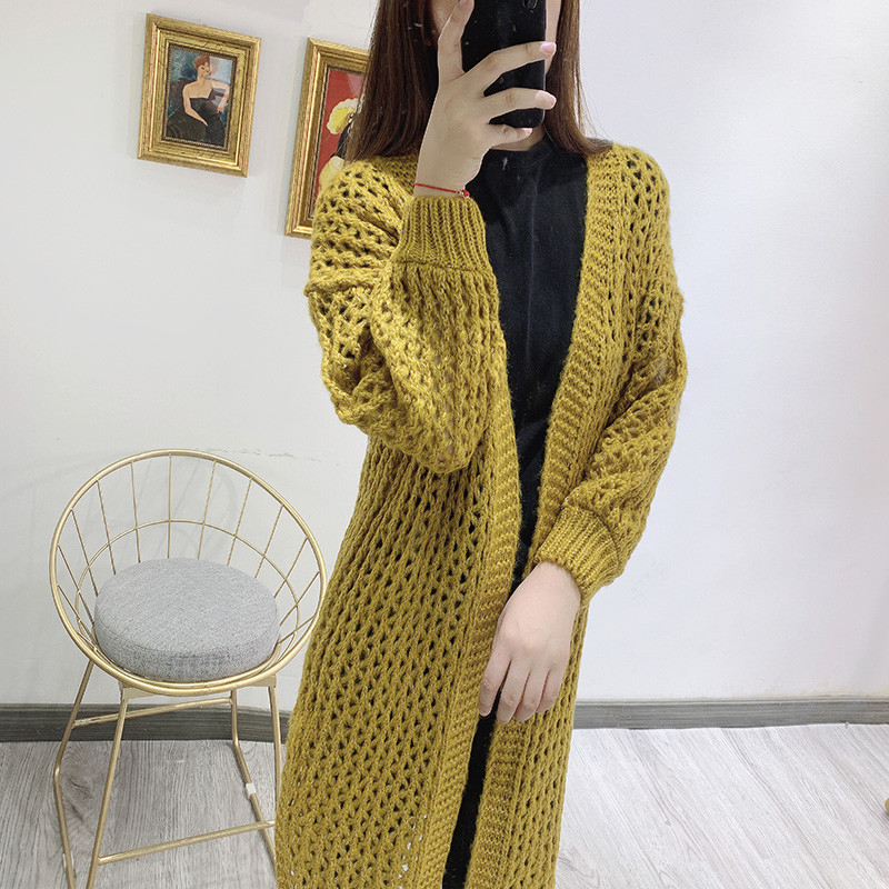 Hálós kötött női kardigán - három színben