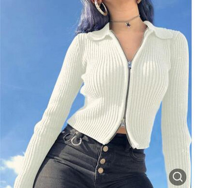 Női alkalmi mellény három színben, cipzárral