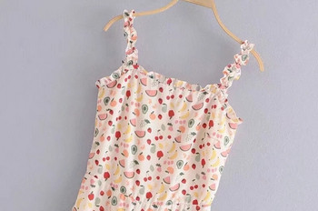 Rochie de dama cu aplicatie colorata