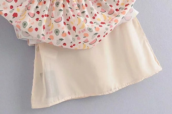 Rochie de dama cu aplicatie colorata