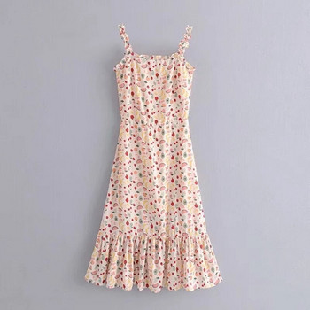 Rochie de dama cu aplicatie colorata