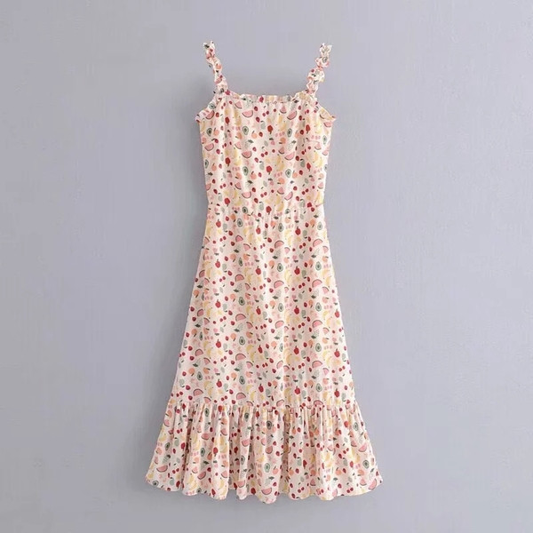 Rochie de dama cu aplicatie colorata