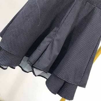 Rochie de damă cu decolteu în V adânc și mâneci lotus scurte